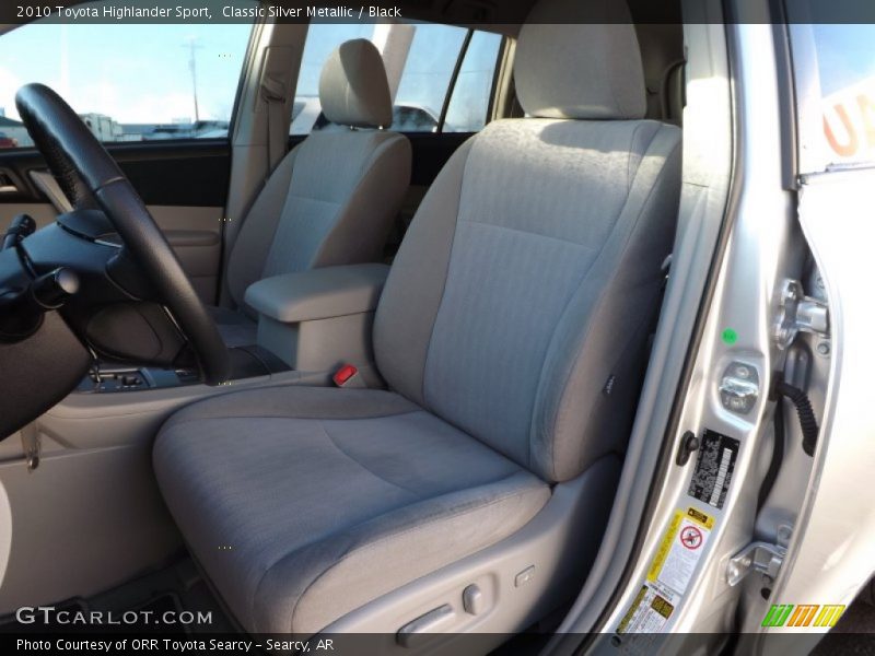 Classic Silver Metallic / Black 2010 Toyota Highlander Sport