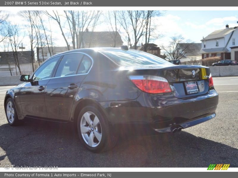Jet Black / Black 2007 BMW 5 Series 530xi Sedan