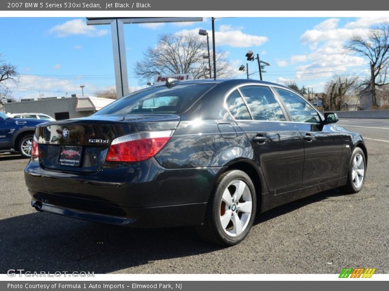 Jet Black / Black 2007 BMW 5 Series 530xi Sedan