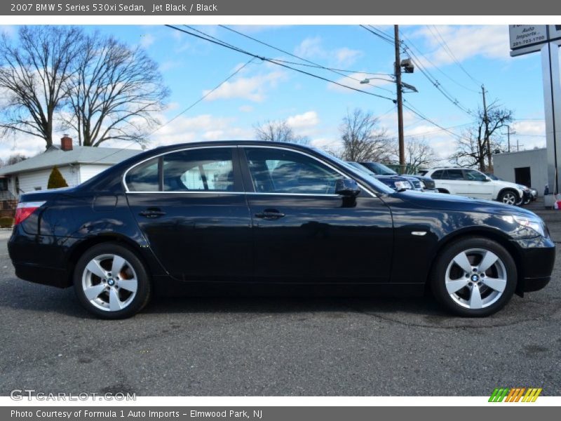 Jet Black / Black 2007 BMW 5 Series 530xi Sedan