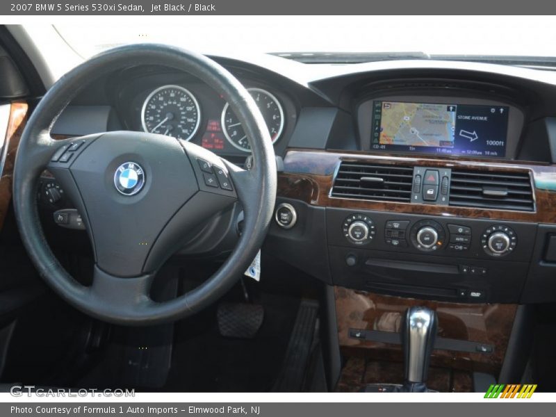 Jet Black / Black 2007 BMW 5 Series 530xi Sedan