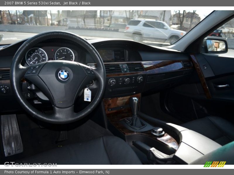 Jet Black / Black 2007 BMW 5 Series 530xi Sedan