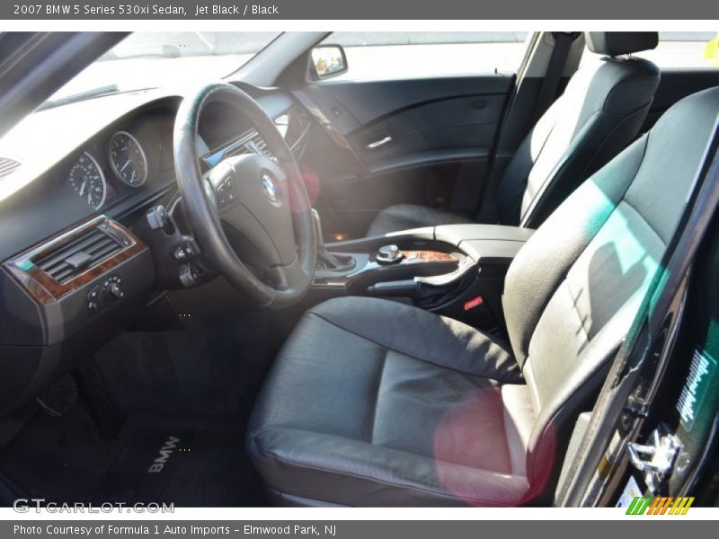 Jet Black / Black 2007 BMW 5 Series 530xi Sedan