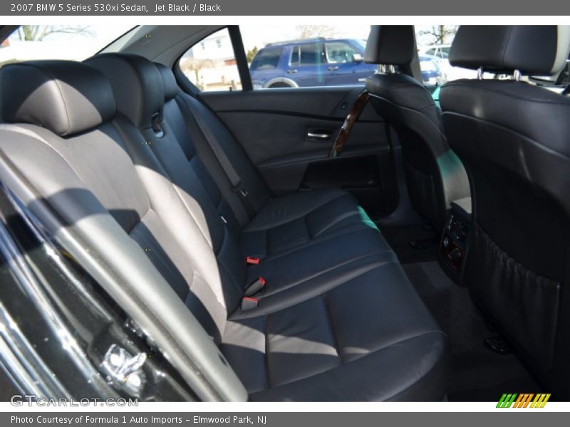 Jet Black / Black 2007 BMW 5 Series 530xi Sedan