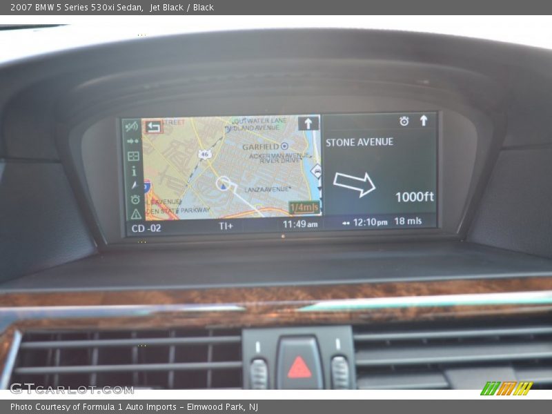 Jet Black / Black 2007 BMW 5 Series 530xi Sedan