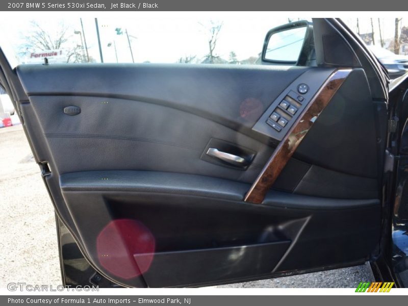 Jet Black / Black 2007 BMW 5 Series 530xi Sedan