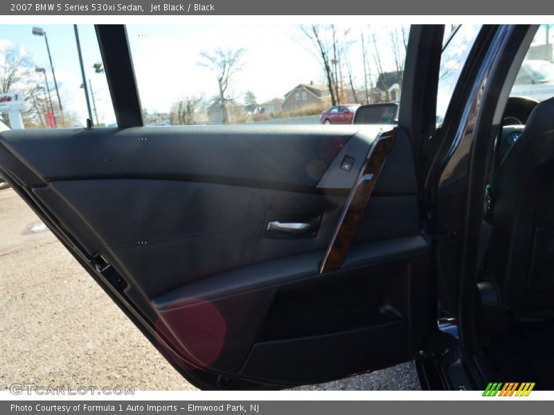 Jet Black / Black 2007 BMW 5 Series 530xi Sedan