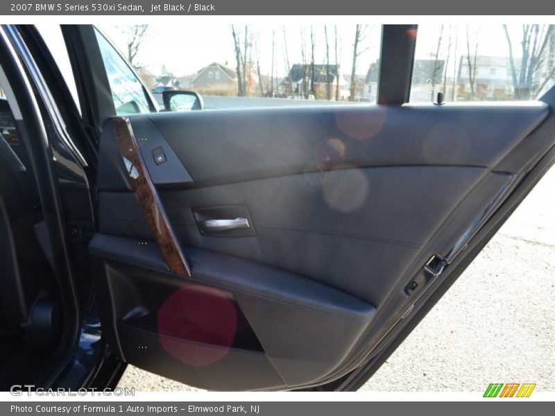 Jet Black / Black 2007 BMW 5 Series 530xi Sedan