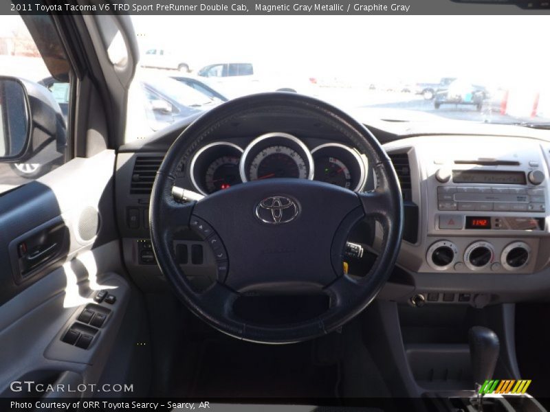 Magnetic Gray Metallic / Graphite Gray 2011 Toyota Tacoma V6 TRD Sport PreRunner Double Cab