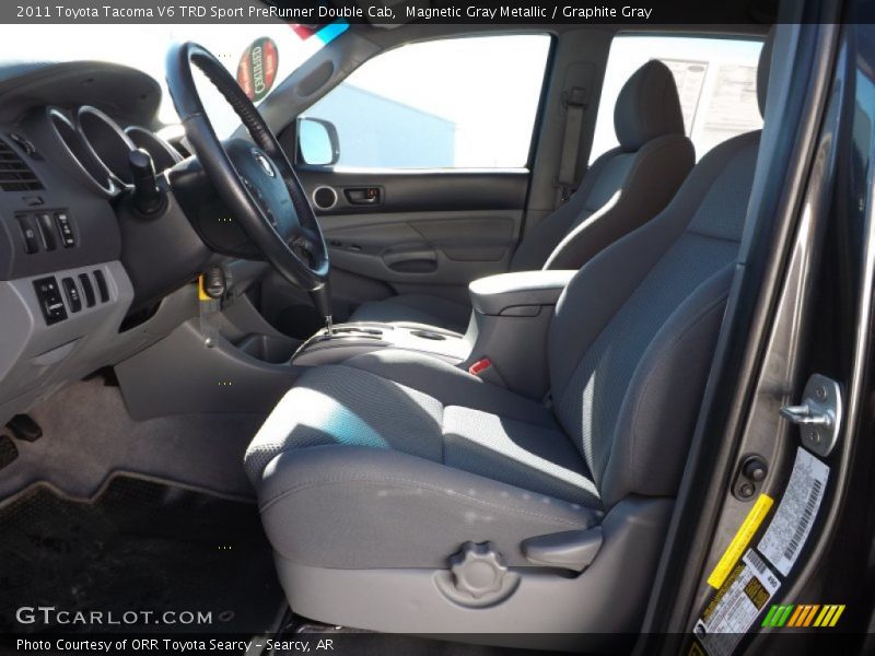 Magnetic Gray Metallic / Graphite Gray 2011 Toyota Tacoma V6 TRD Sport PreRunner Double Cab