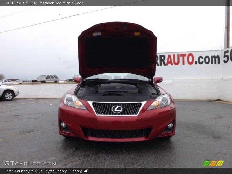 Matador Red Mica / Black 2011 Lexus IS 250