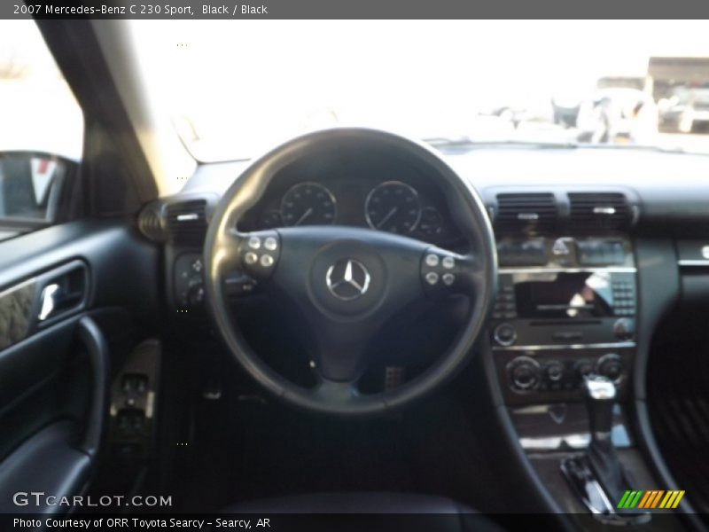 Black / Black 2007 Mercedes-Benz C 230 Sport