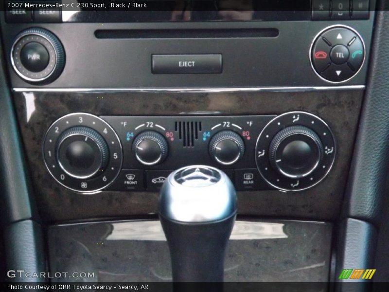 Black / Black 2007 Mercedes-Benz C 230 Sport