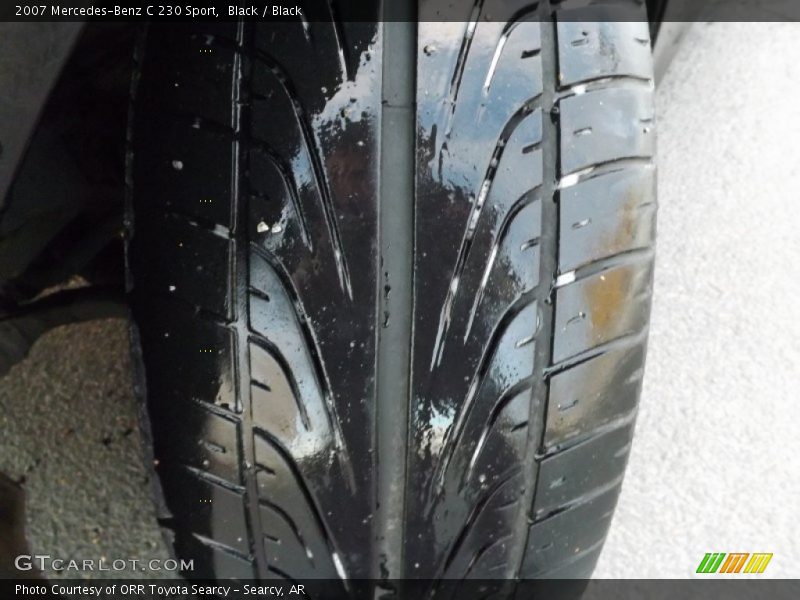 Black / Black 2007 Mercedes-Benz C 230 Sport