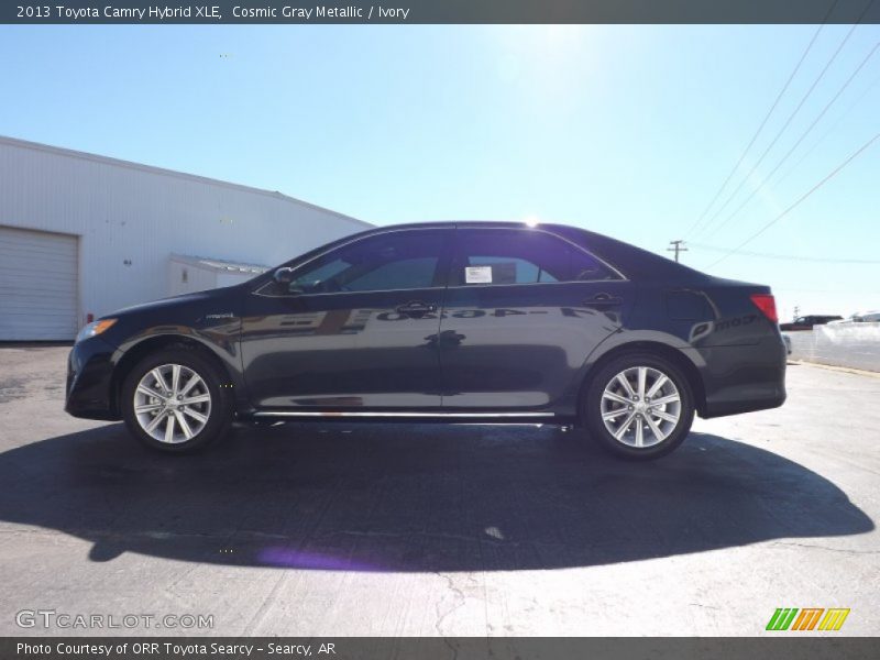 Cosmic Gray Metallic / Ivory 2013 Toyota Camry Hybrid XLE