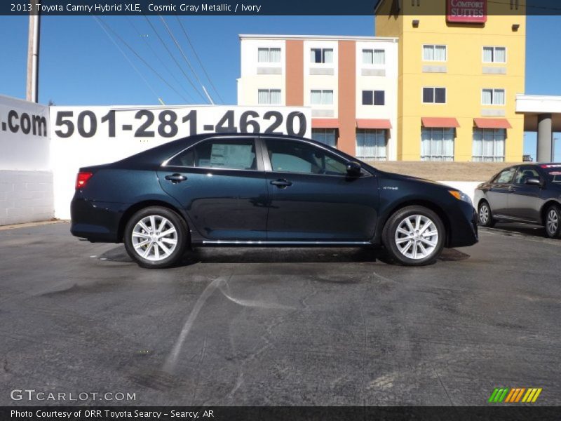 Cosmic Gray Metallic / Ivory 2013 Toyota Camry Hybrid XLE