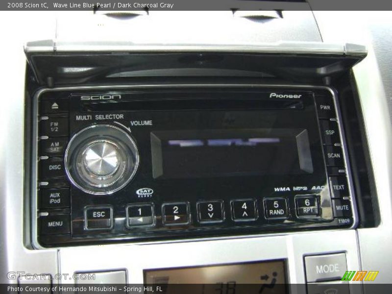 Wave Line Blue Pearl / Dark Charcoal Gray 2008 Scion tC