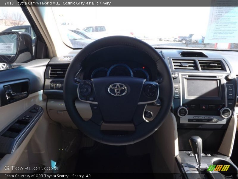 Cosmic Gray Metallic / Ivory 2013 Toyota Camry Hybrid XLE