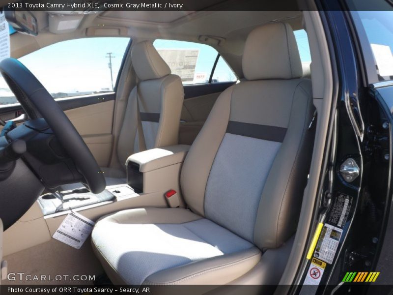 Cosmic Gray Metallic / Ivory 2013 Toyota Camry Hybrid XLE