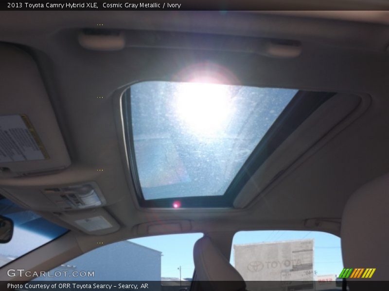 Cosmic Gray Metallic / Ivory 2013 Toyota Camry Hybrid XLE