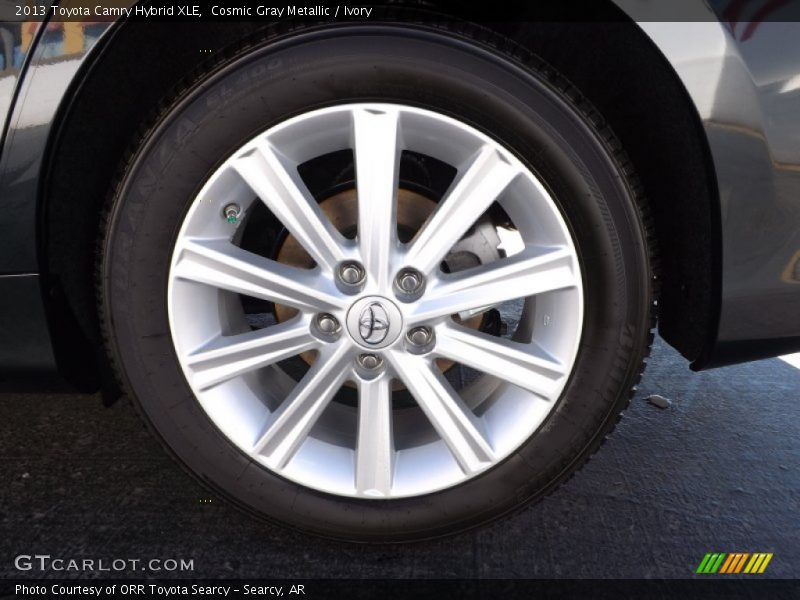 Cosmic Gray Metallic / Ivory 2013 Toyota Camry Hybrid XLE