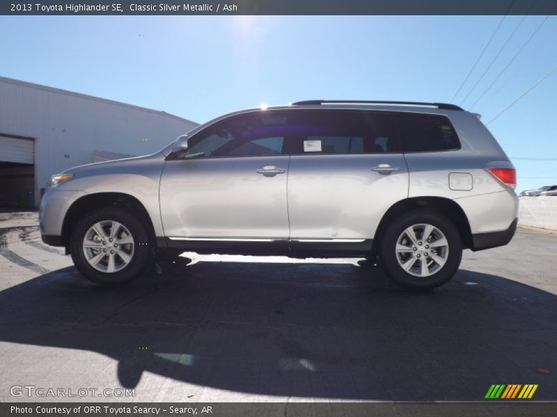 Classic Silver Metallic / Ash 2013 Toyota Highlander SE