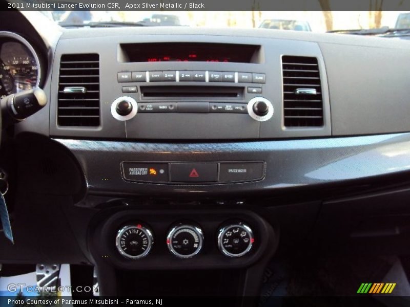 Apex Silver Metallic / Black 2011 Mitsubishi Lancer Evolution GSR