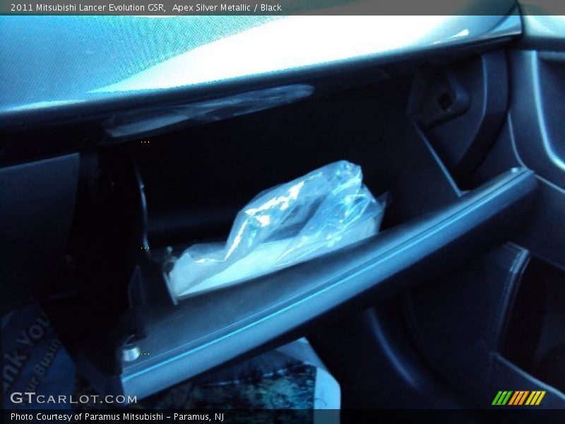 Apex Silver Metallic / Black 2011 Mitsubishi Lancer Evolution GSR