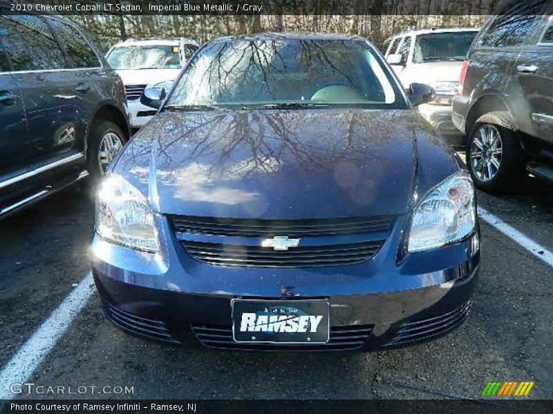 Imperial Blue Metallic / Gray 2010 Chevrolet Cobalt LT Sedan