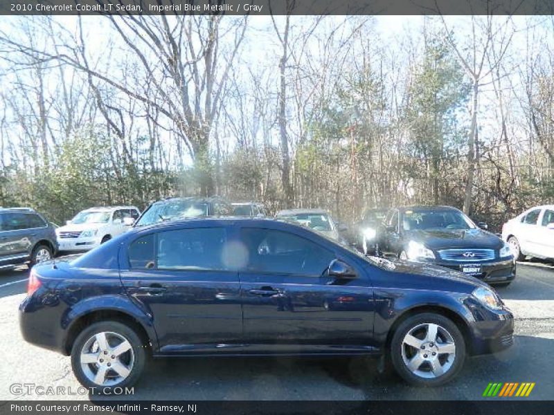 Imperial Blue Metallic / Gray 2010 Chevrolet Cobalt LT Sedan