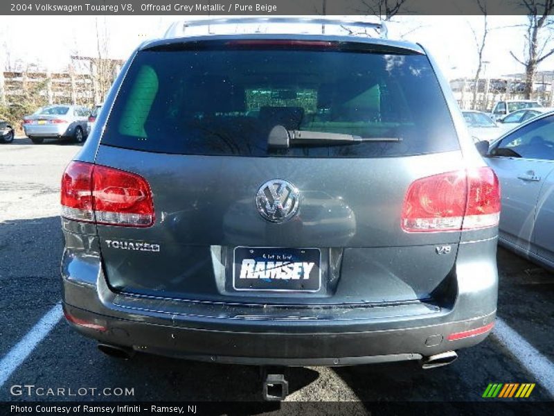 Offroad Grey Metallic / Pure Beige 2004 Volkswagen Touareg V8