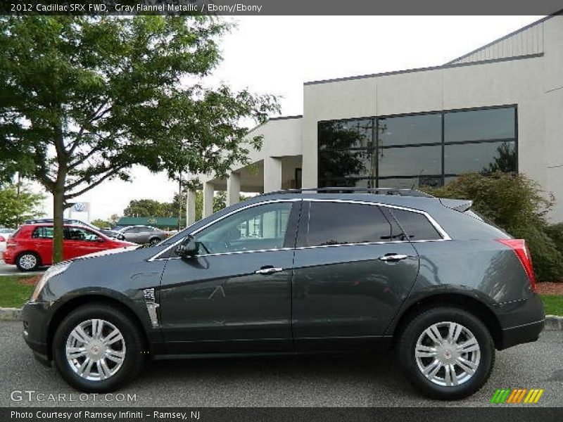 Gray Flannel Metallic / Ebony/Ebony 2012 Cadillac SRX FWD