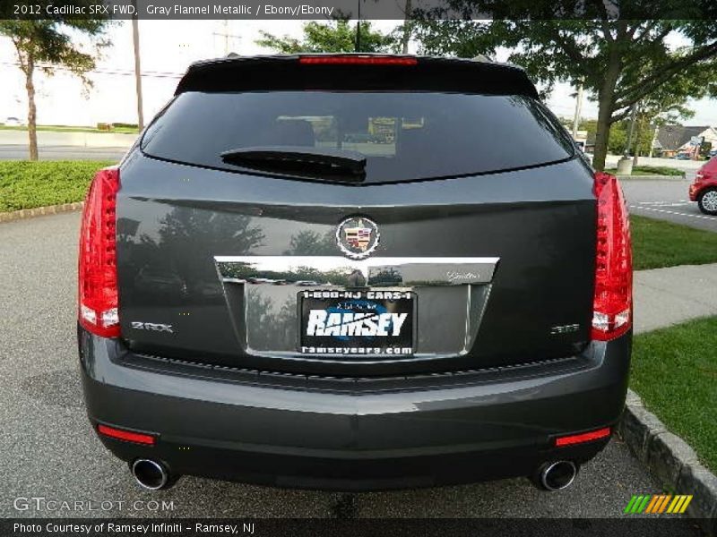 Gray Flannel Metallic / Ebony/Ebony 2012 Cadillac SRX FWD