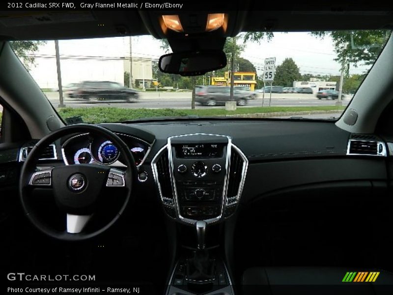 Gray Flannel Metallic / Ebony/Ebony 2012 Cadillac SRX FWD