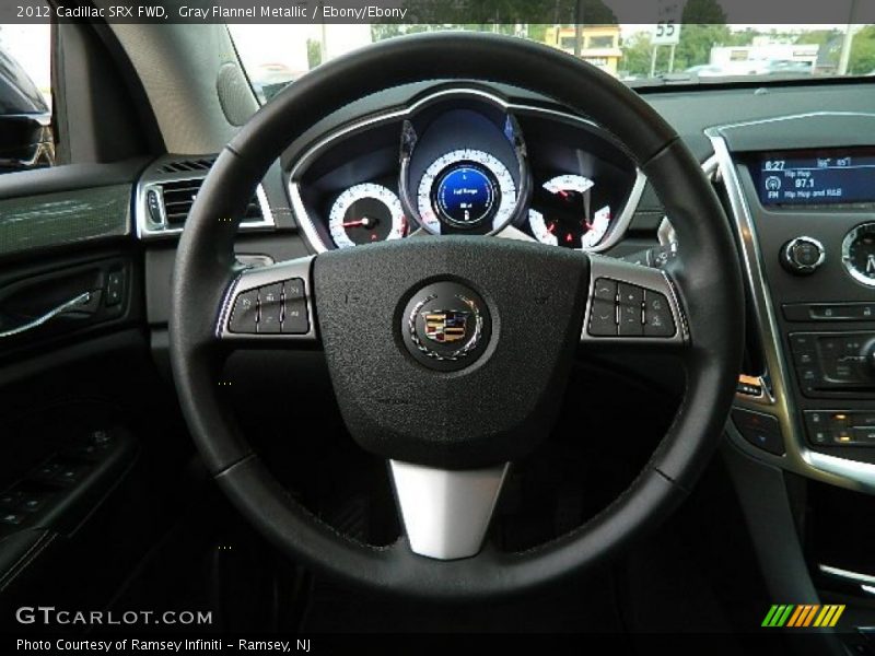 Gray Flannel Metallic / Ebony/Ebony 2012 Cadillac SRX FWD