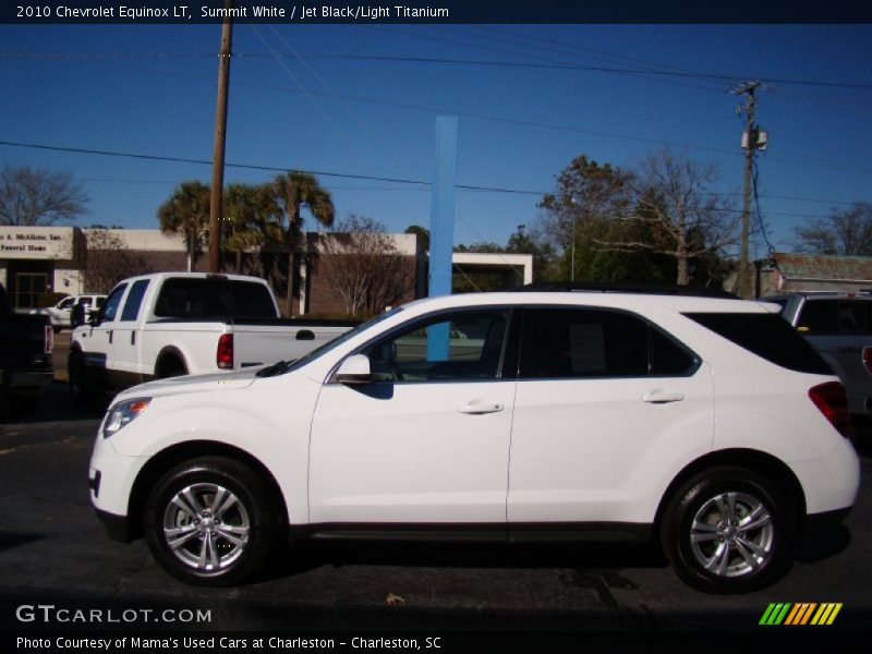 Summit White / Jet Black/Light Titanium 2010 Chevrolet Equinox LT