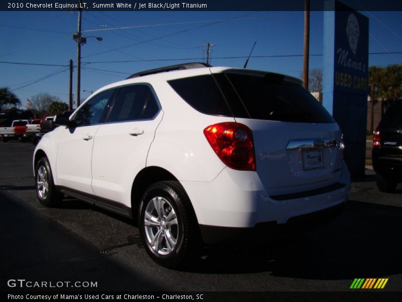 Summit White / Jet Black/Light Titanium 2010 Chevrolet Equinox LT