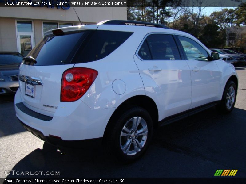 Summit White / Jet Black/Light Titanium 2010 Chevrolet Equinox LT