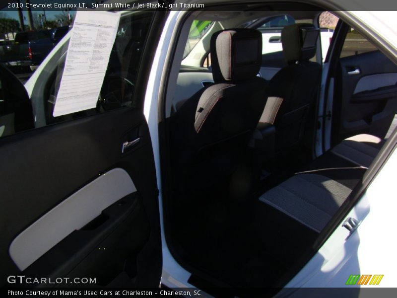 Summit White / Jet Black/Light Titanium 2010 Chevrolet Equinox LT