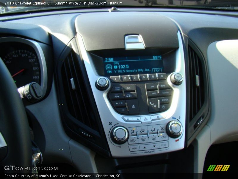 Summit White / Jet Black/Light Titanium 2010 Chevrolet Equinox LT