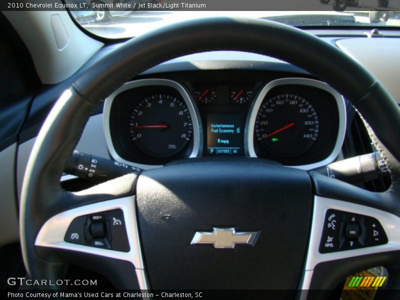 Summit White / Jet Black/Light Titanium 2010 Chevrolet Equinox LT