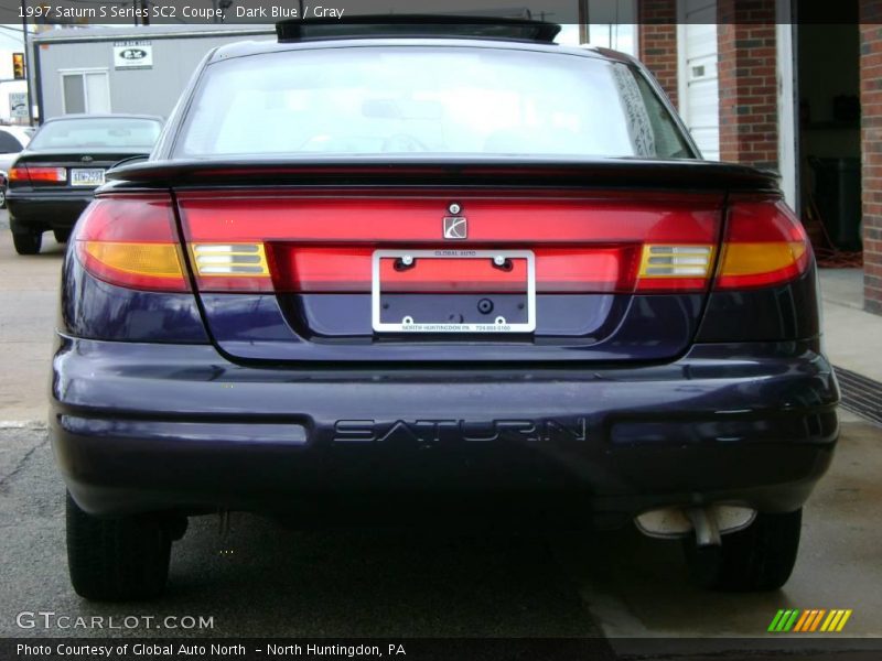 Dark Blue / Gray 1997 Saturn S Series SC2 Coupe