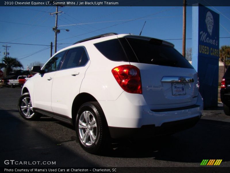 Summit White / Jet Black/Light Titanium 2010 Chevrolet Equinox LT