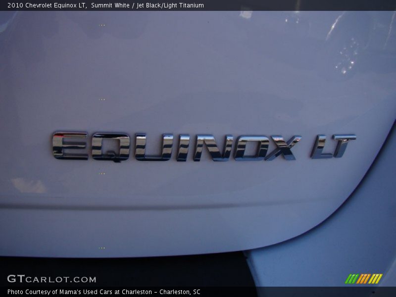 Summit White / Jet Black/Light Titanium 2010 Chevrolet Equinox LT