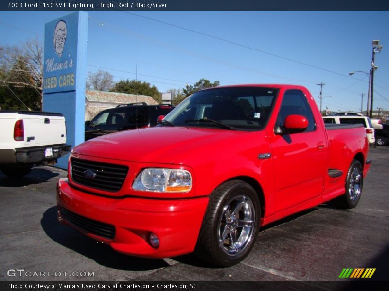 Bright Red / Black/Silver 2003 Ford F150 SVT Lightning