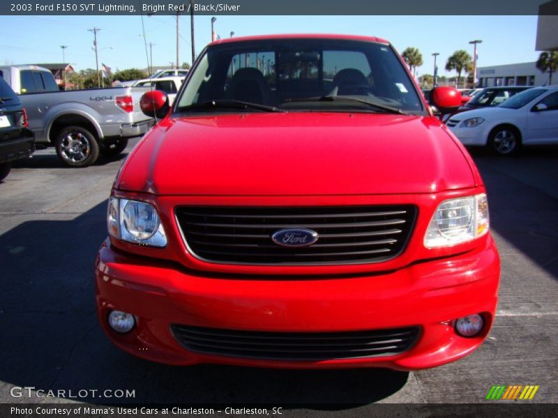 Bright Red / Black/Silver 2003 Ford F150 SVT Lightning