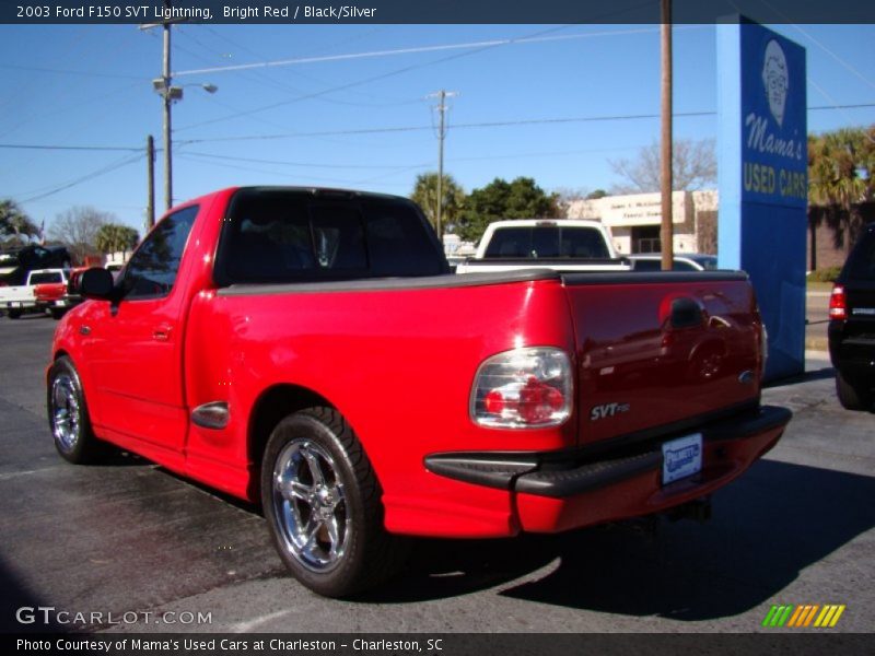 Bright Red / Black/Silver 2003 Ford F150 SVT Lightning