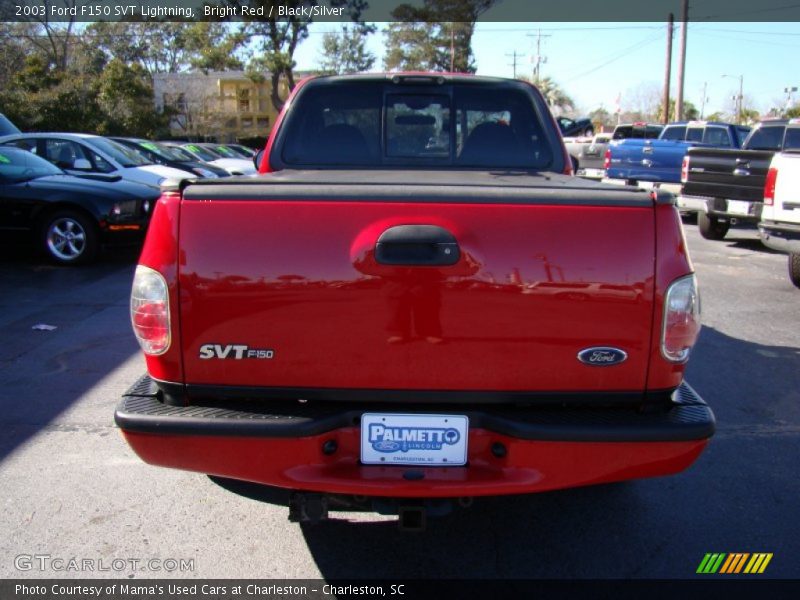 Bright Red / Black/Silver 2003 Ford F150 SVT Lightning