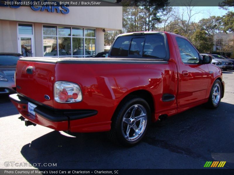 Bright Red / Black/Silver 2003 Ford F150 SVT Lightning