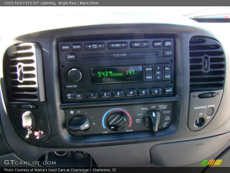 Controls of 2003 F150 SVT Lightning